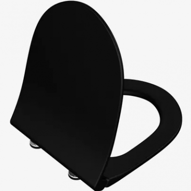 Крышка-сиденье Vitra Sento (120-083-009) микролифт, цвет Матовый черный 0