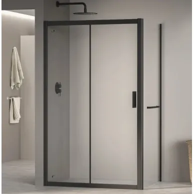 Душевой уголок RGW Passage PA-76-1-B (PA-016B + Z-060-2B) (160x80) профиль чёрный/ стекло прозрачное 0