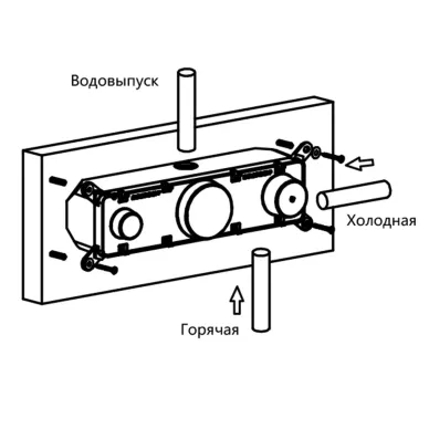 Душевая система Vincea VSFW-422T1BG встраиваемая с термостатом, золото 9