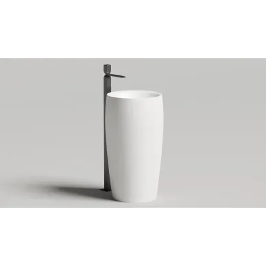 Раковина напольная Salini Alda 03 130311G S-Sense 47x47x90 см, белая глянцевая 6