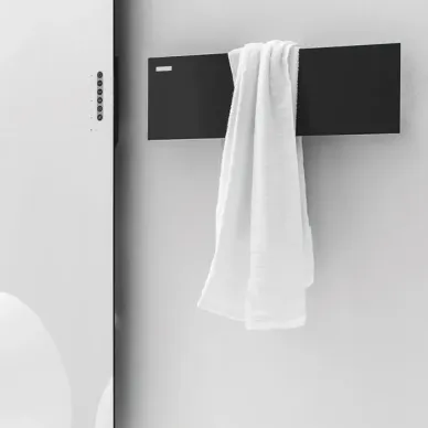 Antrax Tavoletta Полотенцедержатель электрический 80x18H см, цвет: черный матовый ECTVTL080018T/NEOP 0
