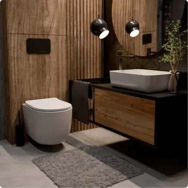 Смеситель для раковины AQUAme Parma AQM6614GM серый 5