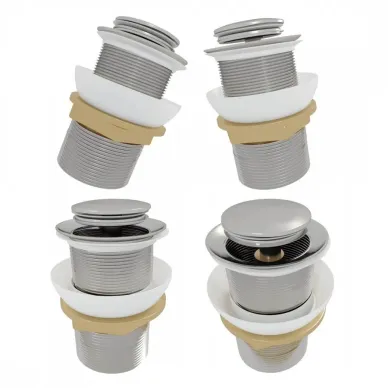 Сливной набор для раковины Teymi Ritta T140128 без перелива, click-clack, хром 10