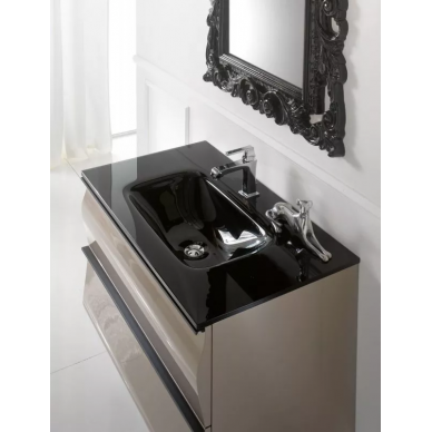 Раковина-столешница Cezares Gliss (GLISSTOP105.NEST) (106 см) черный 0