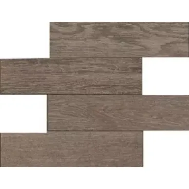 738025 Selection Brown Oak Modulo Listello 7.5x30 30x30 0