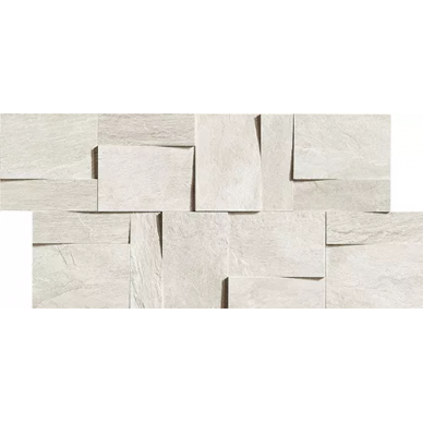 739368 Ardoise Modulo Muretto 3d Blanc 30x30 0