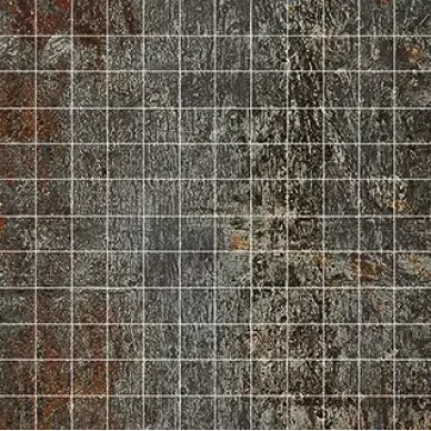 Cast Iron Black Natural Mosaico 2.5x2.5 29.75x29.75 0