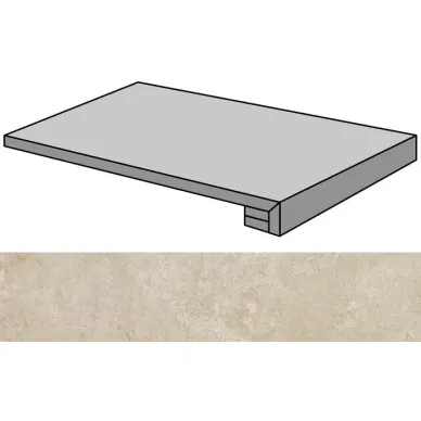 Evolution Beige Lappato Gradone Rec-30 29.75x59.55 0
