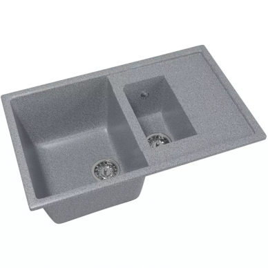 Мойка кухонная Mixline ML-GM22 (525179)	темно-серый 3
