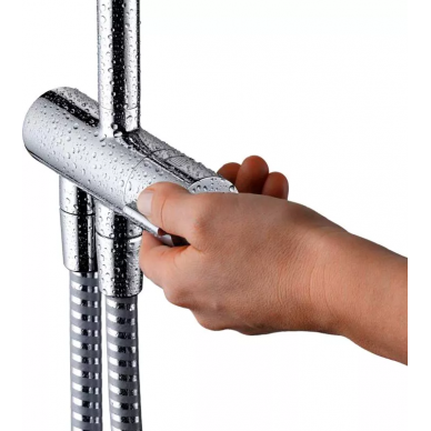 Душевая система Hansgrohe Vernis Shape (26282000) Showerpipe 230 1jet Reno хром 9