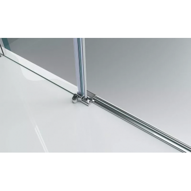 Душевая дверь BelBagno Etna 140 (ETNA-B-11-40+100-C-Cr) профиль хром/стекло прозрачное 8