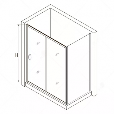 Душевой уголок RGW Passage PA-76 (PA-016 + Z-050-2) (35087678-11) 170х80х195 см, профиль хром/стекло прозрачное 2