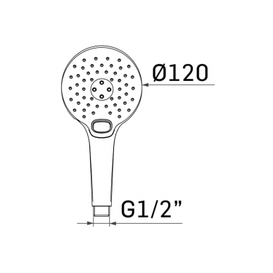 Ручной душ Mamoli Shower Program (2070001) Chrome 1