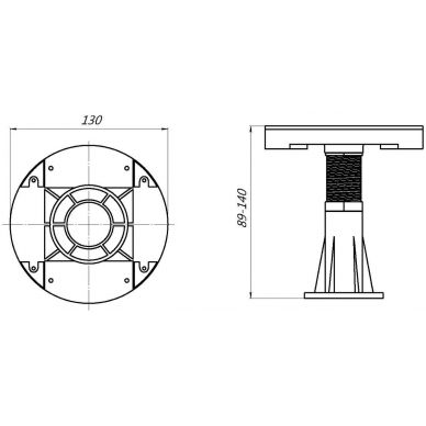 Комплект ножек для поддона Grossman Strong GRS8 (8 шт.) 4