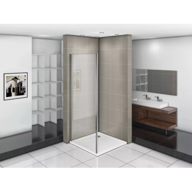 Боковая стенка Good Door Infinity SP-70-C-CH (70 см) профиль хром/ стекло прозрачное 0