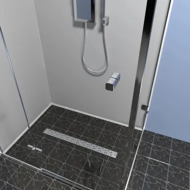 Душевой лоток Timo Drain Protect (DP20800-DR20800) 800 с вставкой DR20, сатин 6