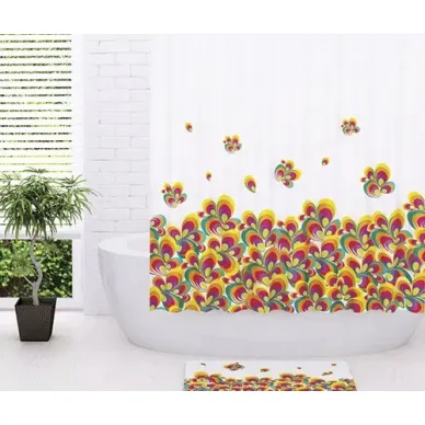 Шторка для ванной Wasserkraft Leine SC-50101 180x200 см 6