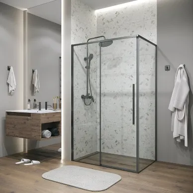 Душевой уголок Grossman Galaxy 130x70х195 см, стекло прозрачное/профиль графит сатин 4
