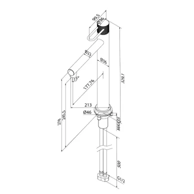 Смеситель для раковины Iddis Duna DUNMG01i01 золото 8