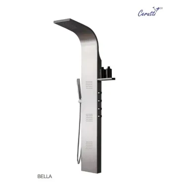 Душевая панель Cerutti SPA Bella СТ11128 с гидромассажем, хром 1