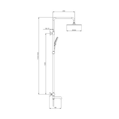 Душевая система Raglo R20 R20.24 хром 5