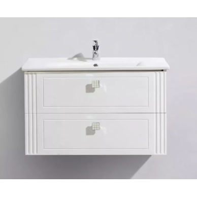 Тумба для ванной Belbagno Atria (ATRIA-850-2C-SO-BM) белый с узором 3