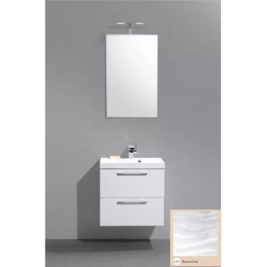 Тумба для ванной Belbagno Tongo (TONGO-800-2C-SO-ON) белая волна 0