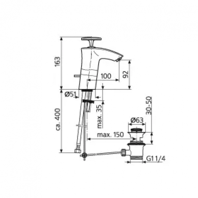 Смеситель для раковины Ideal Standard Venice (A5350AA) 1