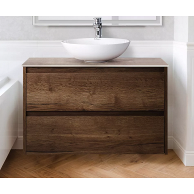 Комплект мебели для ванной Belbagno SET-KRAFT 80 (SET-KRAFT-800-RT-CDEC-BB344-LOY-GRT-800/800) Rovere Tabacco 2