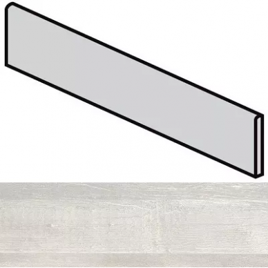 750062 I Classici Deco Wood White Battiscopa 4.6x60 0