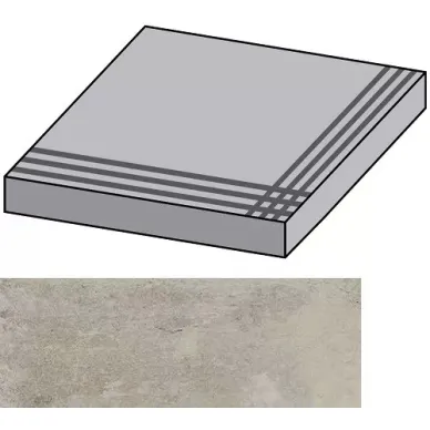 A.Mano White Natural Gradone Rec Ang 29.75x29.75 0