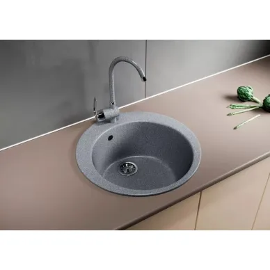 Мойка кухонная Mixline ML-GM13 (525087) темно-серая 4