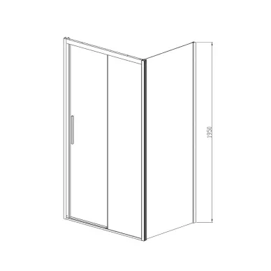 Душевой уголок Vincea Soft (VSR-3SO8012CL) 120х80х195 см, профиль хром/стекло прозрачное 5