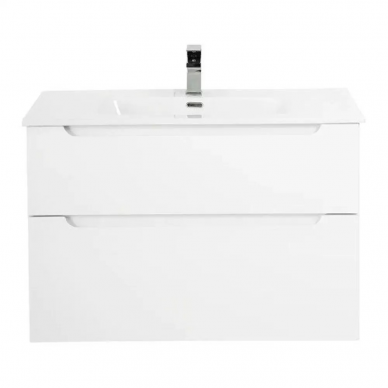 Тумба для ванной Belbagno Etna (ETNA-H60-1200-2C-SO-BL-P) 120 см, Bianco Lucido 2