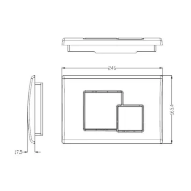 Инсталляция Welt Wasser MARBERG 507 + MERZBACH 043 GL-BL + MAR 507 SE-CR в комплекте с унитазом, безободковый, с сидением микролифт 6