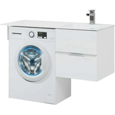 Тумба для ванной Aquanet Алвита 243660 50 см, белая глянцевая 6
