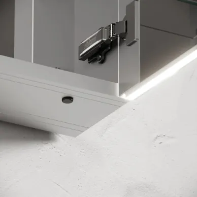 Зеркальный шкаф Sancos Evoke SC8080 80x70 см, с LED подсветкой, белый матовый 6