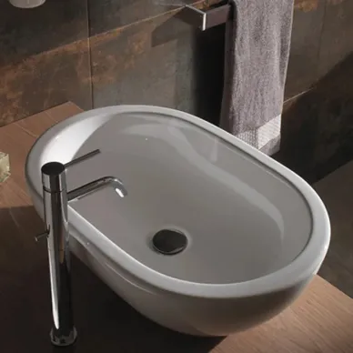 Globo Forty3/Bowl Раковина 60х40х18 см, без отв., цвет: белый SC012.BI*0 0