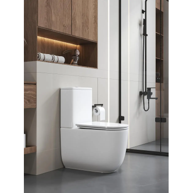 Унитаз напольный Cerutti SPA Mirko Tornado CT11090 безободковый, микролифт 5