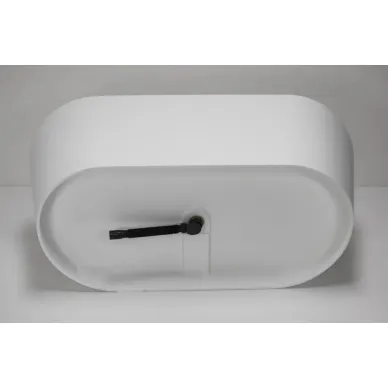 Ванна из искусственного камня Abber Stein AS9605 170x80 белая матовая 6