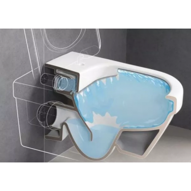 Чаша подвесного унитаза Villeroy & Boch Architectura Directflush (4687HR01) с микролифтом 5