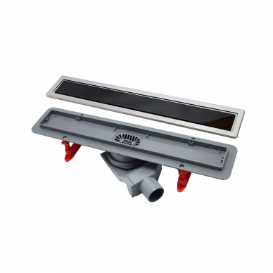 Душевой лоток Pestan Confluo Premium Line (13000290) (черное стекло) (30 см) 5