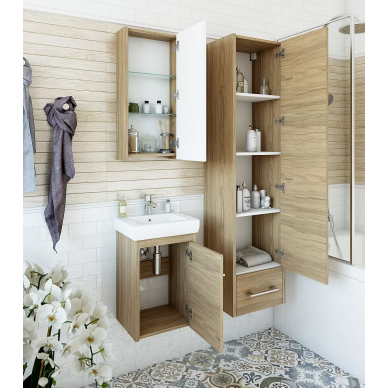Тумба для ванной Sanflor Ларго 40 (вяз швейцарский) 8