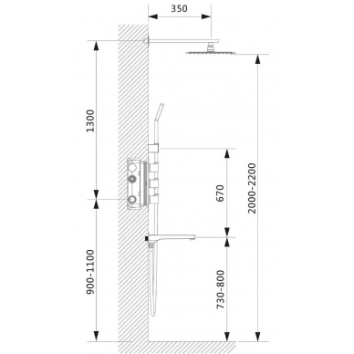 Душевая система Timo Petruma (SX-5049/00SM) хром 1