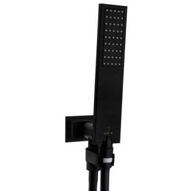 Ручной душ Bossini Flat-One (B00270.073) черный матовый 1