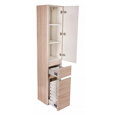Тумба для ванной Style Line El Fante Атлантика Люкс ясень перламутр, PLUS (80 см) напольная 5