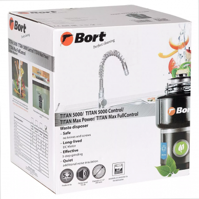 Измельчитель пищевых отходов Bort Titan MAX Power FullControl (93410266) 5
