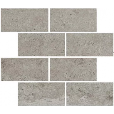 747797 La Roche Grey Muretto Sfalsato Smooth 7.5x15 6mm 30x30 0