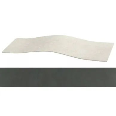 Microcement Black Natural Curve-15 14.75x59 0