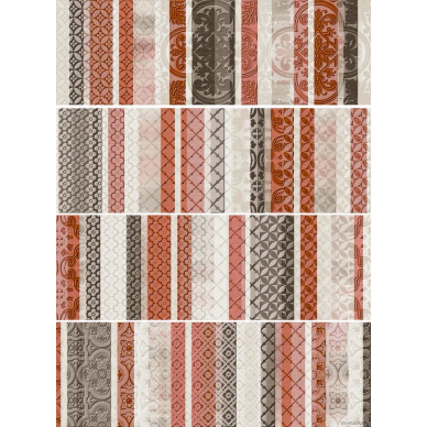 AB3081 8Y2P VITRAIL-4 ROSSO 75x25 0